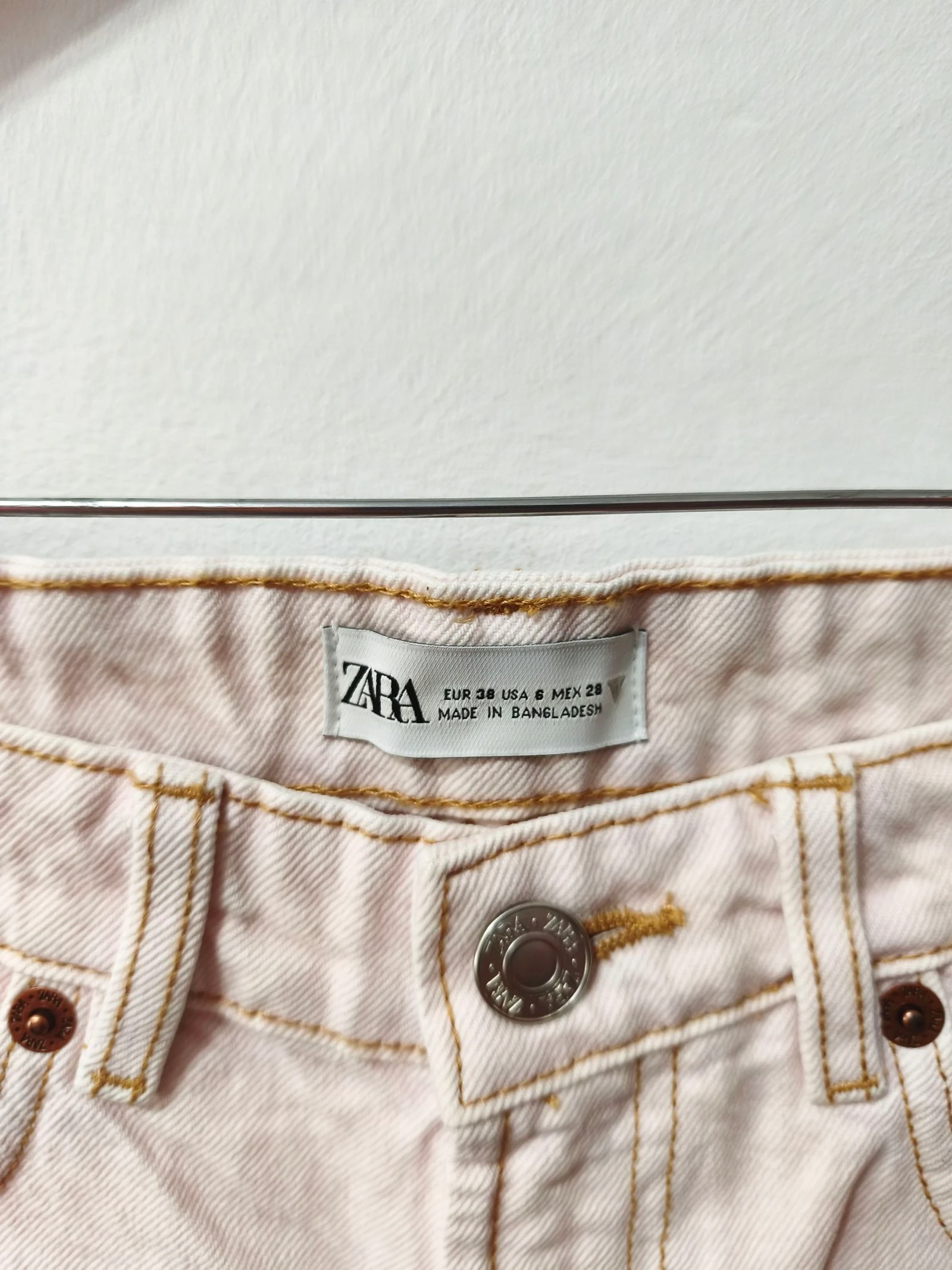 Witte denimshort Zara heren Maat 38 – photo 4